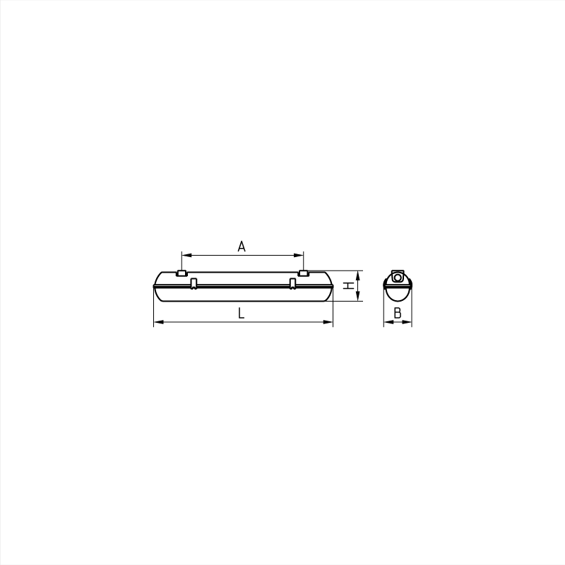 ДСП44-1x11-001 Flagman LED 865