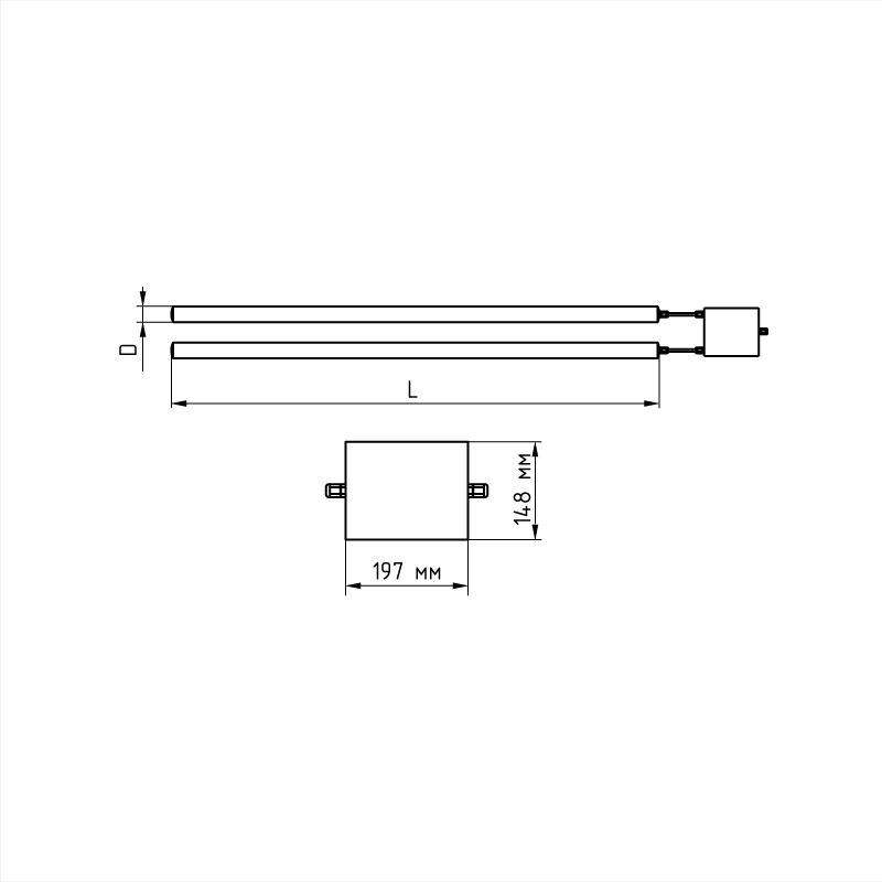 ДСП65-2х18-002 Tube 840